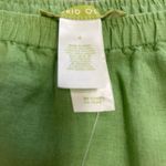 Sigrid Olsen  women knew. Green Midi A-Line Skirt Casual Resort Wear. 100% Linen. Photo 10