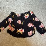 Billabong off the shoulder floral blouse Photo 1