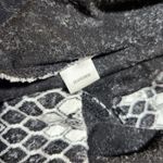 Loft $70 Size 6 Sleeveless Black White Honey Comb Rayon Blend Sweater Dress Photo 6