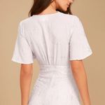 Lost + Wander Willow Light Gray Embroidered Romper Photo 3