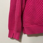 Marine layer  Skylar Mockneck Sweater Chunky Knit Bubblegum Pink Size Small Photo 4