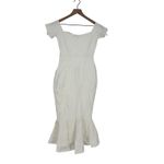 Lulus  How Much I Care Ivory Off-The-Shoulder Midi Dress Size S Photo 7