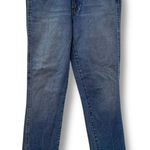 KHAITE Vanessa Medium Wash Skinny Jeans Women’s Size 26 High Rise Raw Hem Denim Photo 0