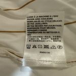 Lafayette‎ 148 New York Ruxton Button Up Shirt Womens Large White Gold Business Photo 4