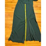 Sachin & Babi Women’s Plus 18W Emerald Green Nadia Gown One Shoulder Puff Sleeve Photo 6