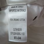 AGOLDE Distressed 90s High Rise Straight Leg Jeans W24 White Photo 4