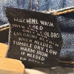 Victoria Secrets London Jean Button Fly Distressed Denim Shorts Blue Size 14 Photo 7