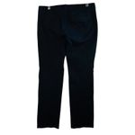 Banana Republic  Sloan Slim Ankle Pants Black 6P Petite Work Dress Office Trouser Photo 1