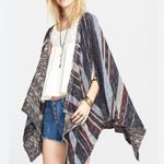 Free People The Big Trail Poncho Cardigan Photo 5