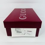 Gucci  Jordaan Horsebit Logo Print Orange Fabric Flat Barbie Loafers Size EU 38 Photo 1