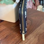 Ted Baker  Nili Nocturnal Zip Around Midi Leather Purse in B/W floral print Photo 5