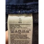 Old Navy Womens Chambray Pants Straight Blue  Pull On Drawstring XL New Crop Photo 3