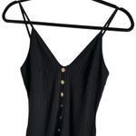 Trac woman’s Size Medium Black Button Photo 1