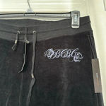 BCBGMAXAZRIA NWT  Velvet Rhinestones Iridescent Roses Hoodie Track Suit 2-Piece Photo 5