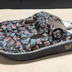 Alegria  By PG Lite Patent Leather Butterfly Clogs Slip On Shoes Womens 9 Mules Photo 3