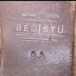 Bed|Stu Bosworth Ballet Flats‎ Size 8.5 Natural Leather Tan Photo 11