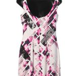 Monique Lhuillier  Sleeveless Square Neckline Knee Length Dress Photo 3