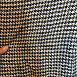 Ellen Tracy Vintage Houndstooth Silk Skirt Photo 5