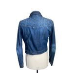 Romeo + Juliet Couture Denim Jacket Womens Sz Medium Metal Studded Streetwear Photo 5