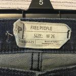 Free People Dark Wash High Wasted Jeans Photo 5
