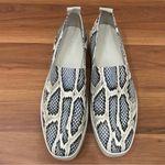 Vince . Saxon 2 Snakeskin Embossed Leather Slip On Platform Sneakers Size 7.5 Photo 3