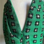 HD in Paris HD in Paris Green black floral tiered zip up skirt Anthropologie 4P boho Photo 6