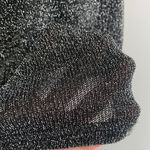 H&M Divided Silver Tinsel Knit Dark Grey Sweater Photo 2