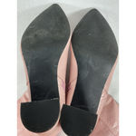 Womans Pink Knee High Boots 7.5 Block Heel 1/4 Zip Pointed Toe Snake Print NWOT Photo 6