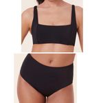 ANDIE  Bikini Set Havana Top High Waisted‎ Bottom Black size S NWT Photo 1