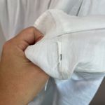 Abercrombie & Fitch  White Linen Blend Midi Dress Cottagecore Coastal Chic Size 4 Photo 3