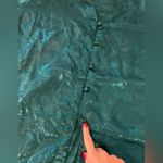 Victoria's Secret Gold Label Vintage  Emerald Green Sleep Shirt Pajama Top Size S Photo 6