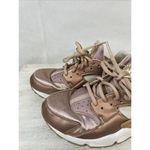 Nike 7 Air Huarache Run Metallic Rose Gold Athletic Shoes Pink 7 859429-900 Photo 3