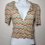 Urban Outfitters NWT crop top faux wrap size M Photo 0