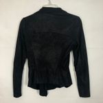 ZARA Woman Asymmetrical Zipper Faux Suede Moto Jacket Size S Photo 6