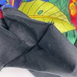 Vintage Bag Tropical Parrot Bird Tote‎ Bahamas Preloved Green Retro Palm Leaves Photo 5