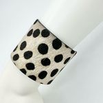 Animal Print Cheetah Faux Fur Cuff Bracelet NEW Gray Photo 8