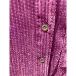 Akemi + Kin Anthropologie  Purple Velvet Duster, size XS Photo 5
