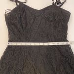 All that jazz Vintage 90’s Black Lace Mini Dress Sz 2 Nylon Rayon Lined Zipper Photo 7