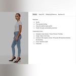 Aritzia Denim Forum Lola High Rise Skinny 28X26 Light Wash Photo 7