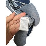 Rumere Paneled Frayed Denim Trench Coat Size M Photo 5