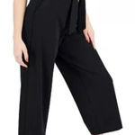 Calvin Klein  Tie Front Pull on wide leg pants size M Photo 0
