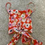 Lulus  Floral Satin Top Photo 3