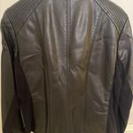 G.H. Bass &Co. G.H. Bass & Co. Black Faux Leather Jacket Photo 6