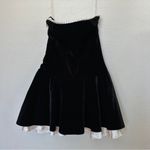 House Of CB  XS D-DD Taller 'Marilla' Black Velvet Strapless Dress NWOT‎ Photo 3