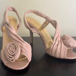 Martinez Valero Women's Corona Big Rosette Gathered Nappa Sandal Size 8.5 Photo 3