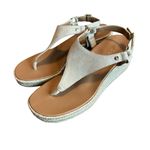 Vionic Kirra Wedge Sandals Ankle Strap Open Toe Cream Jute Shoes Size 7.5 Womens Photo 6