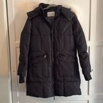 Rebecca Minkoff Hooded Black Puffer Jacket Photo 0
