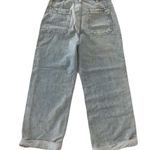 We The Free NWOT Free People  Distressed Palmer Cuff Baggy Denim Jeans Size 29 Photo 1
