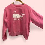 Cute pink whale Rockport sweatshirt vintage look quality slouchy soft Size L Photo 2