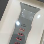 BELKIN Gray/Pink Rubber Silicone Apple Watch Band for 42mm/44mm Photo 5